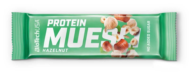 Barra de muesli com proteína