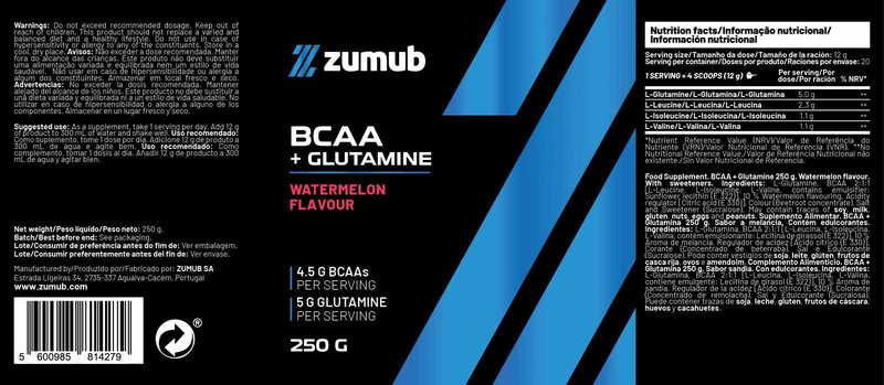 BCAA + Glutamina