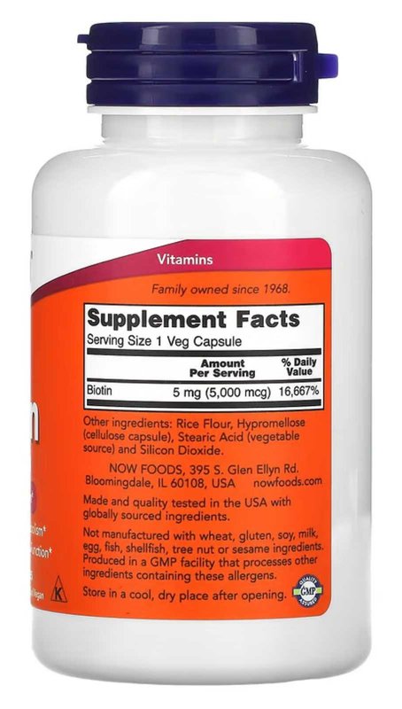 Biotina 5.000mcg