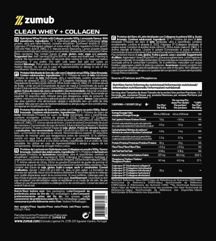 Clear Whey + Colagénio