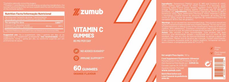 Gomas de Vitamina C