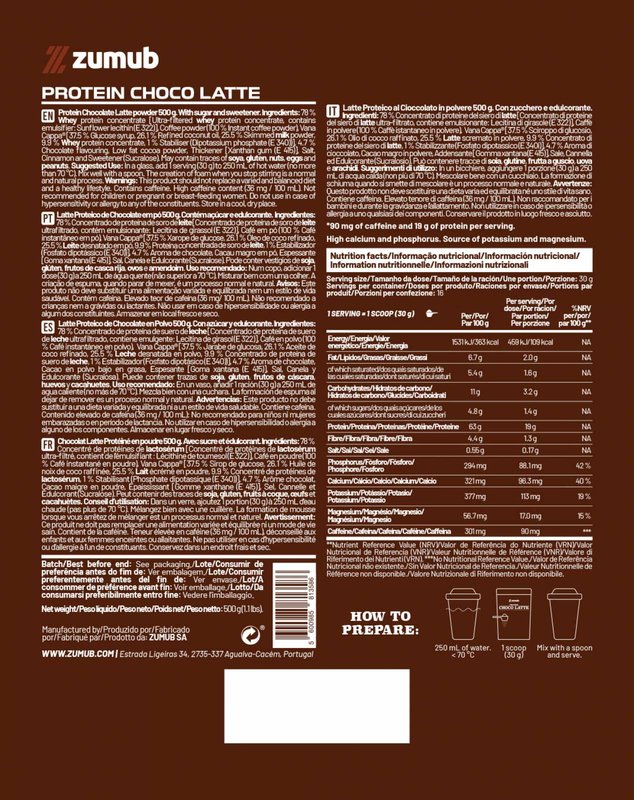 Latte de Chocolate Proteico