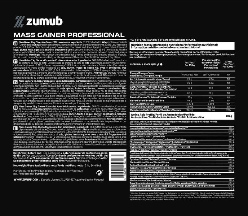 Mass Gainer Profissional