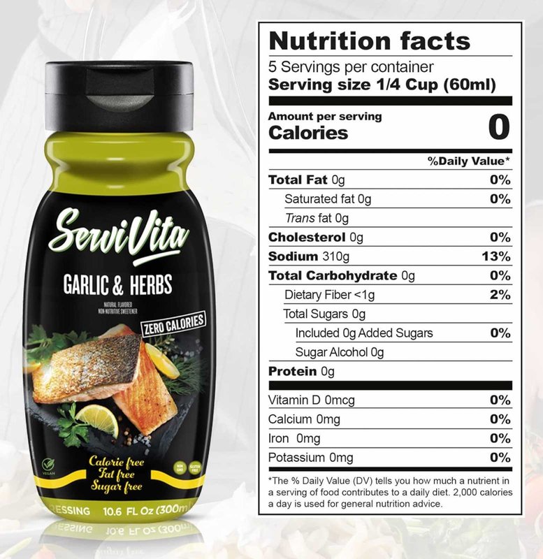 Molhos ServiVita sem calorias