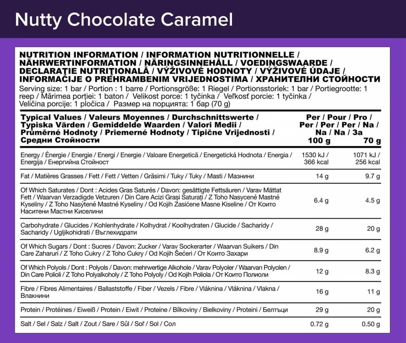 ON Nutty Chocolate Caramel Bar