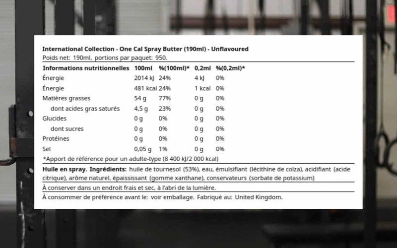 Spray Uma Caloria