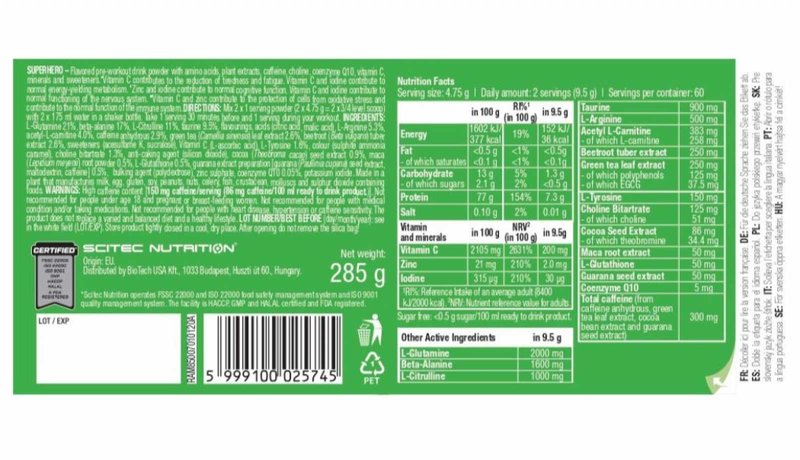 Superhero Pré-Treino